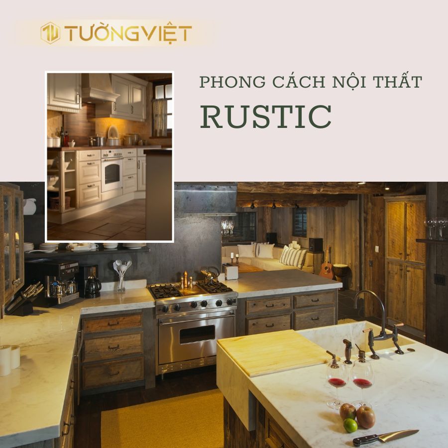 3 PHONG CÁCH NỘI THẤT RUSTIC TUYỆT ĐẸP